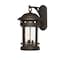 Designers Fountain Sedona 20in Oil Rubbed Bronze 3-Light Outdoor Line Voltage Wall Sconce with No Bulbs Included 2391-ORB - alternate 1